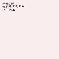 #F9EDEF - Fair Pink Color Image